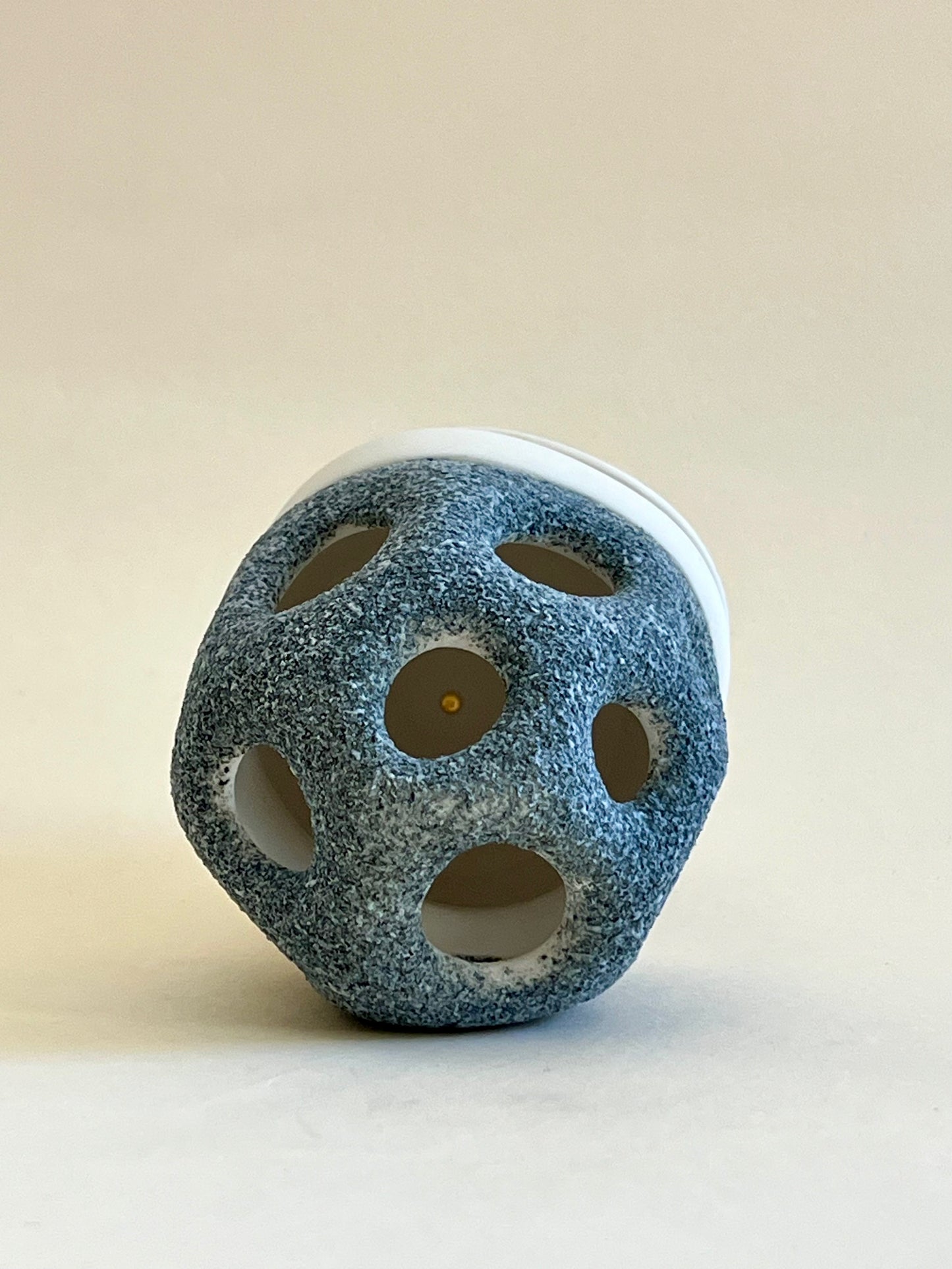 view from behind with rough surface