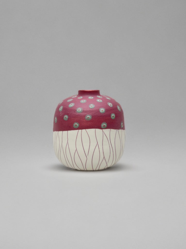 Penelope - Plum fat vase
