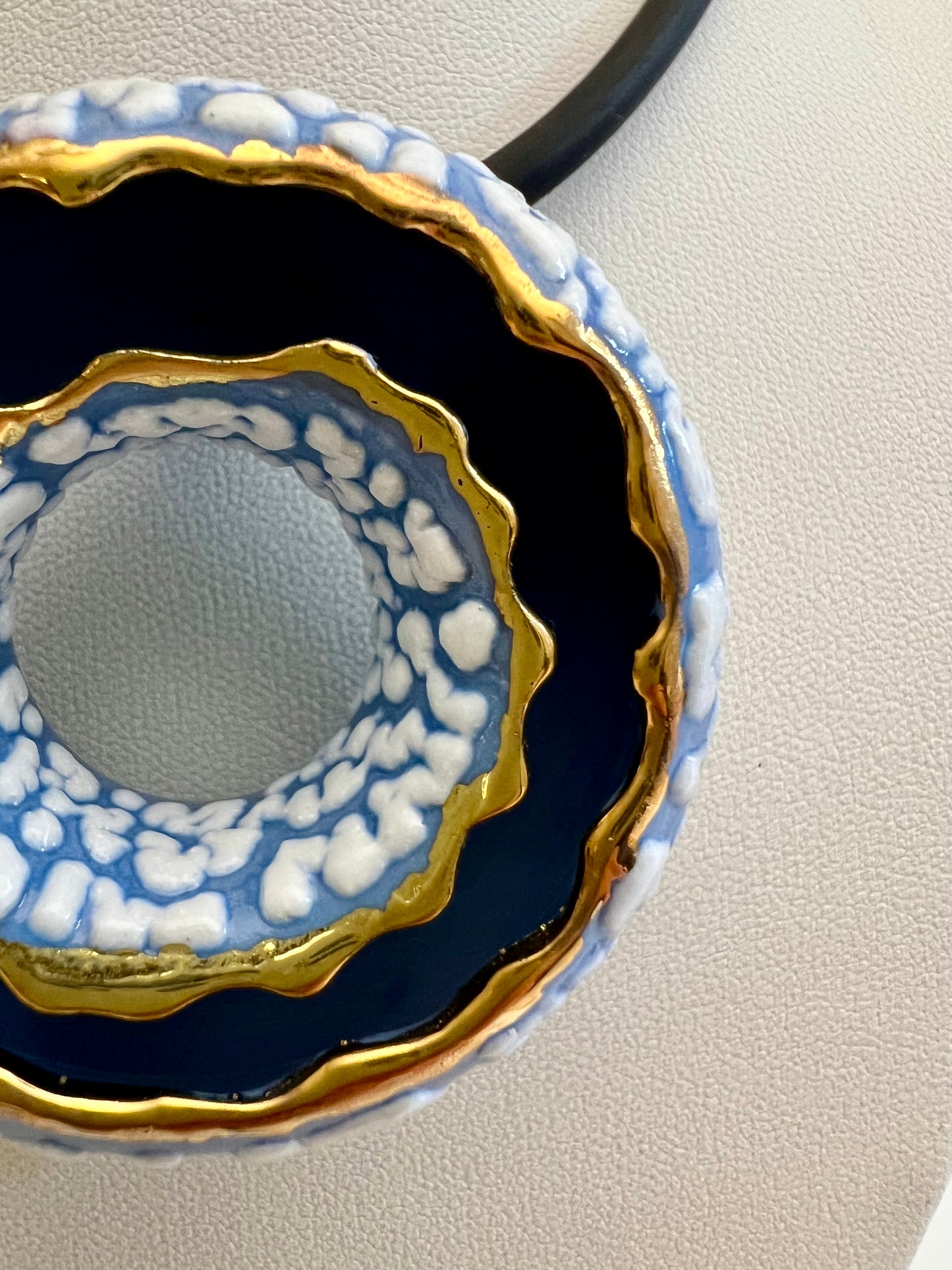 Detail of glaze and gold