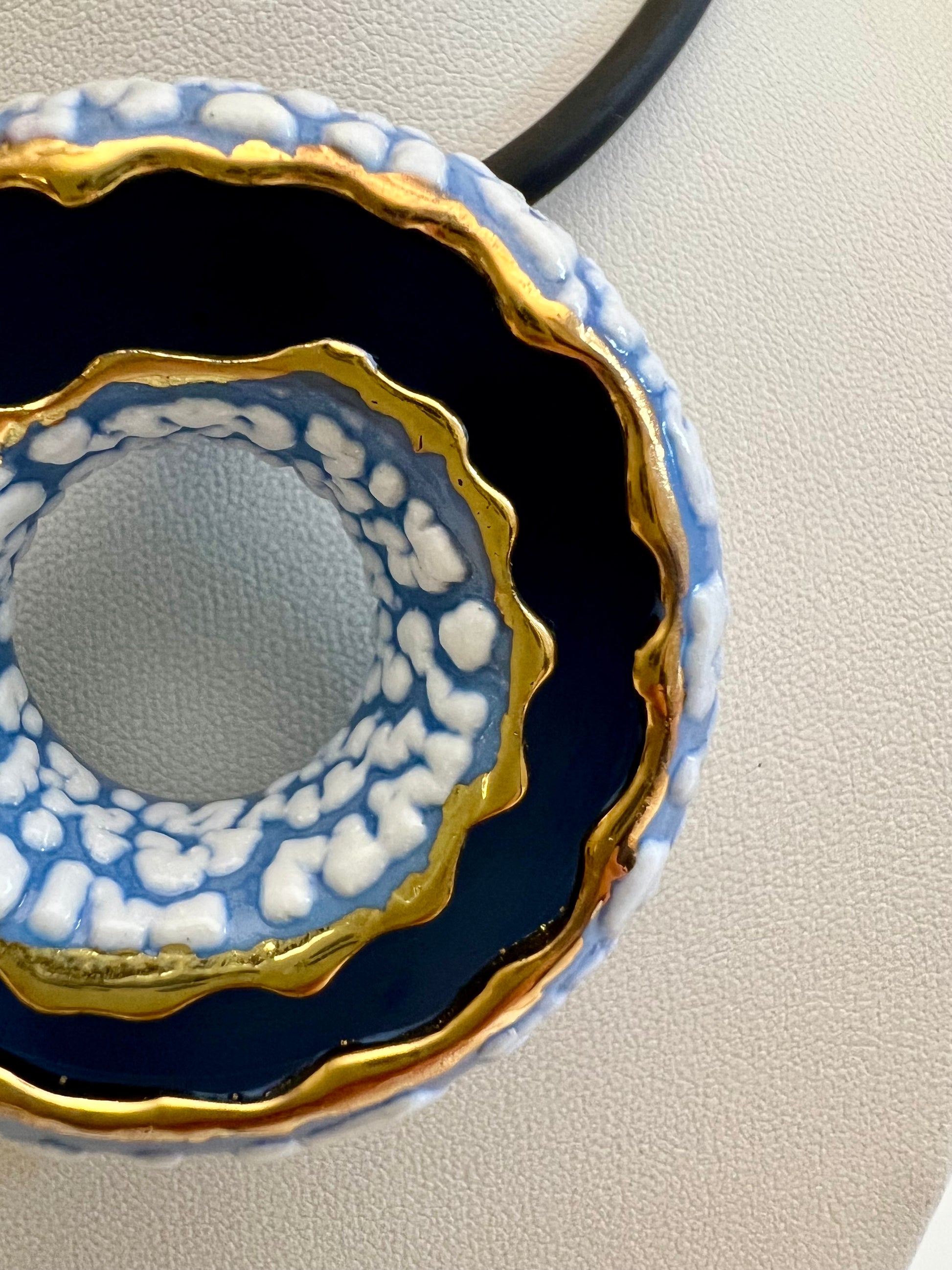 Detail of glaze and gold