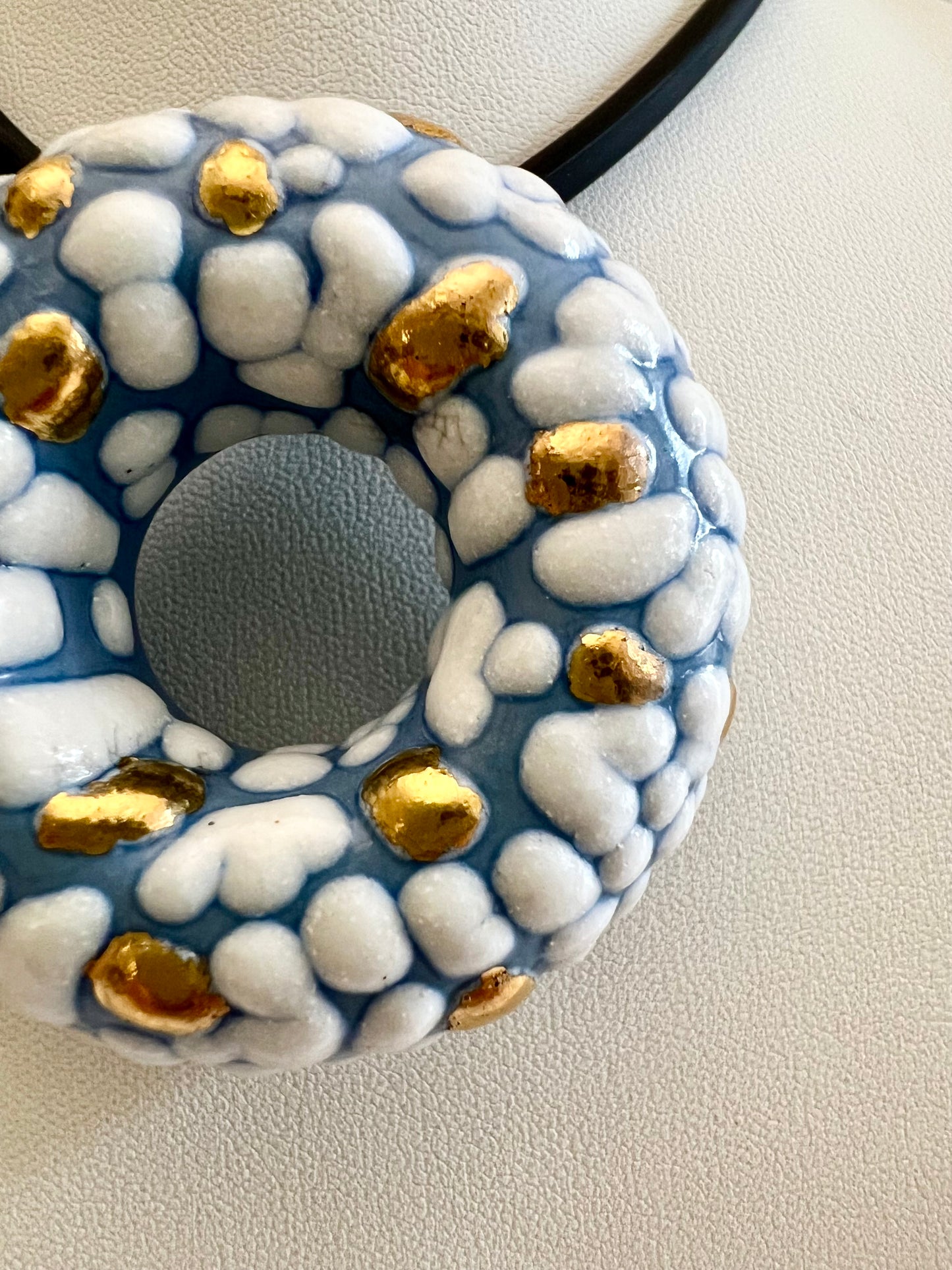 Detail of glaze and gold