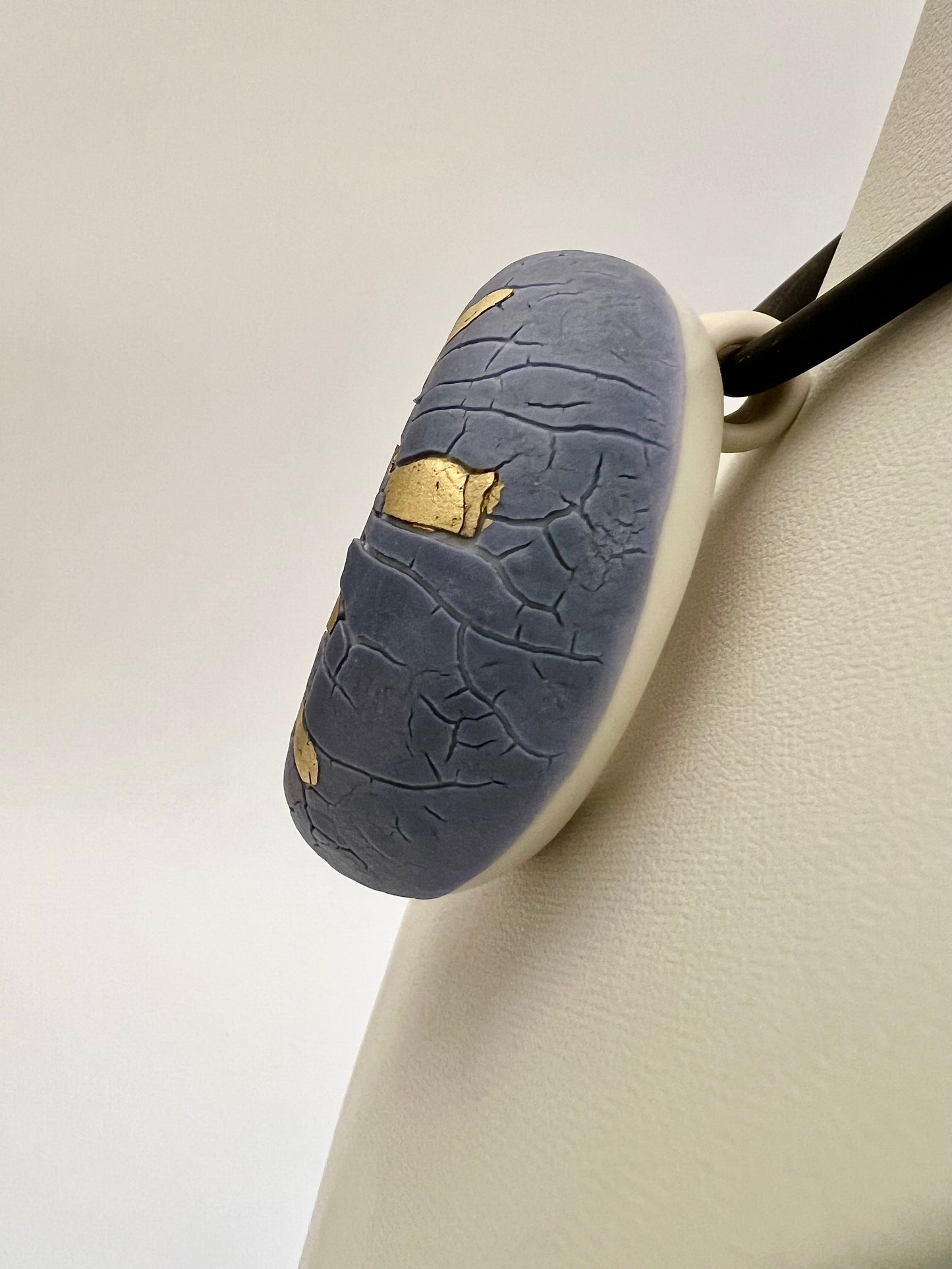 HALO - Blue Crawling Gold Pendant