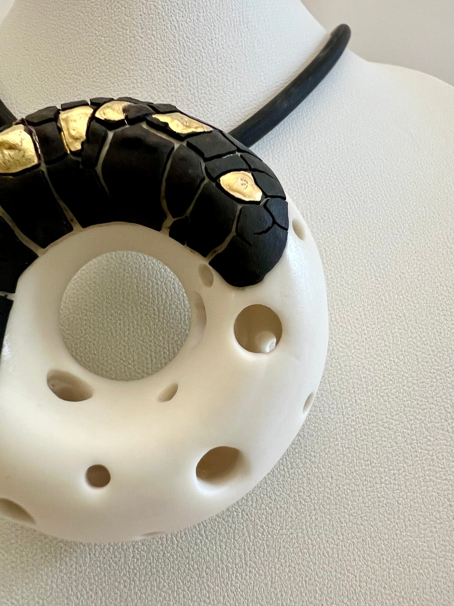 Detalil of gold and glaze